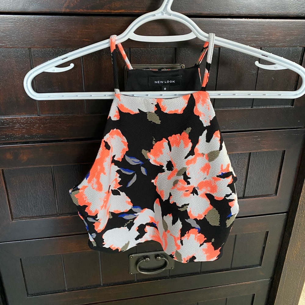 FLORAL CROP TOP